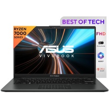 ASUS Vivobook Go 14, AMD Ryzen 5 7520U,Thin & Light Laptop (AMD Radeon iGPU/16GB RAM/512GB SSD/FHD/14/60Hz/42WHrs/Windows 11/M365 Basic (1Year)*/Office Home 2024/Mixed Black/1.38 kg) E1404FA-NK5542WS