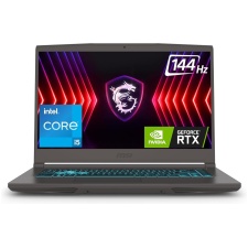 MSI Thin 15, Intel 12th Gen. i5-12450H, 40CM FHD 144Hz Gaming Laptop (16GB/512GB NVMe SSD/Windows 11 Home/MSO 2021/NVIDIA GeForce RTX 2050, GDDR6 4GB/Cosmos Gray/1.86Kg) B12UCX-2471IN