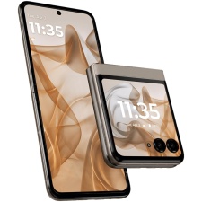 Motorola razr 50 5G (Beach Sand, 8GB RAM, 256GB Storage) | 6.9" LTPO AMOLED 120Hz Display | 3.6" OLED 90Hz Cover Display | 50MP + 13MP Cameras | 32MP Selfie | Android 15
