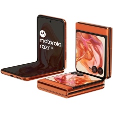 Motorola razr 50 (Spritz Orange, 8GB RAM, 256GB Storage) | 3.6" External AMOLED Display | 6.9" AMOLED 120Hz Display | 32MP Selfie