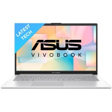ASUS Vivobook Go 15, Intel Core i3-N305 Thin & Light Laptop(Intel UHD iGPU/8GB RAM/512GB SSD/FHD/15.6"/60Hz/Windows 11/M365 Basic (1Year)*/Office Home 2024/Cool Silver/1.63 Kg) E1504GA-NJ3321WS
